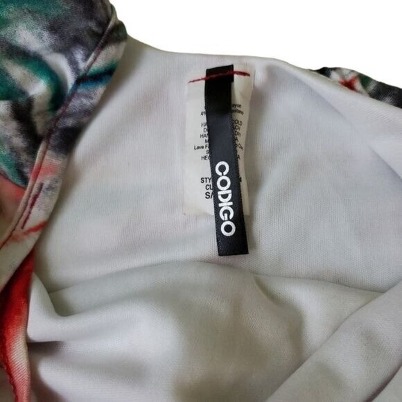 Codigo womens midi Colorful tie dye Dress Sz Small multicolor slid summer - Picture 10 of 10